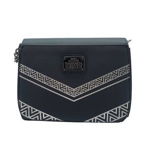 Loungefly Disney Marvel Black Panther Wakanda Forever Crossbody Bag Purse